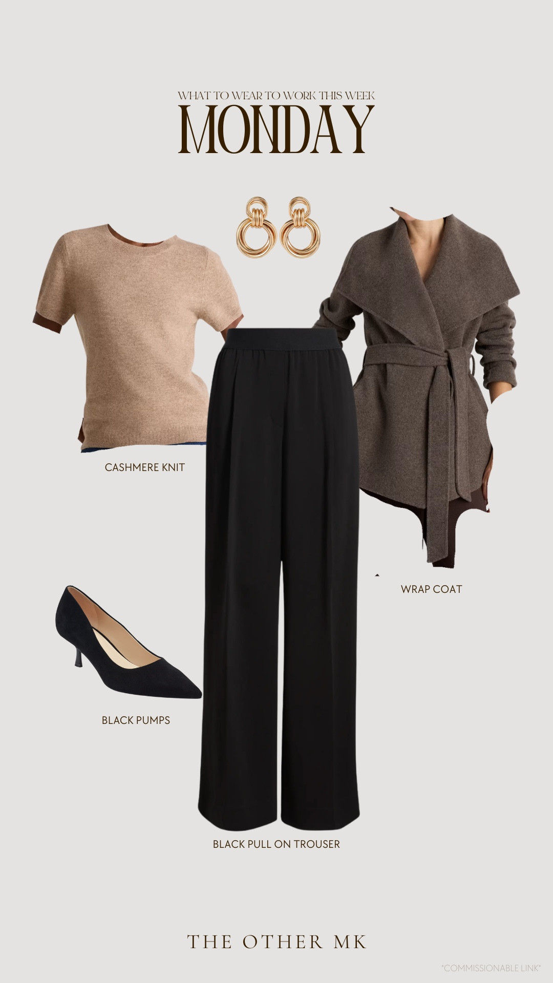 What to wear to work this week
Cashmere, wide leg trousers, neutral work outfit


#LTKFindsUnder50 #LTKMidsize #LTKWorkwear