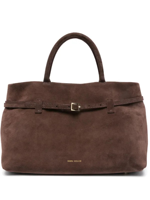 Manu Atelier Le Cambon 35 Tote Bag | Brown | FARFETCH GR | Farfetch Global