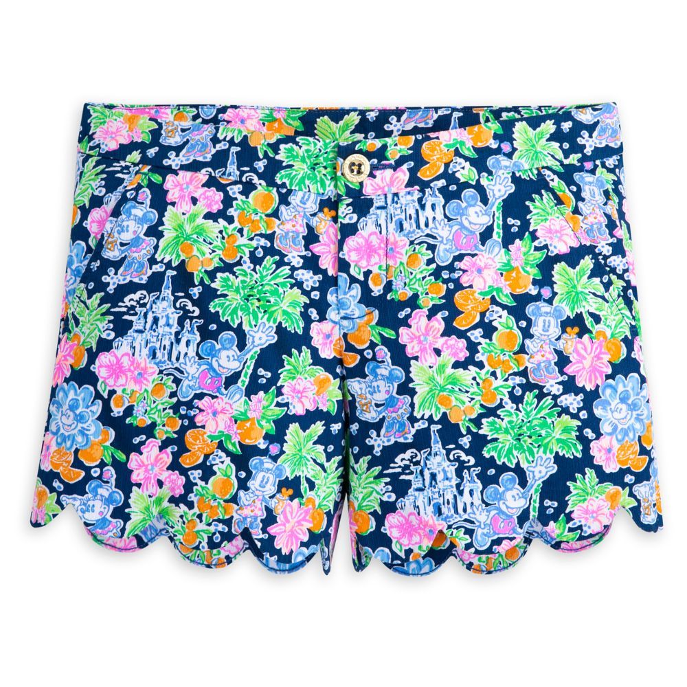 Mickey and Minnie Mouse Buttercup Shorts for Women by Lilly Pulitzer – Disney Parks | Disney Store