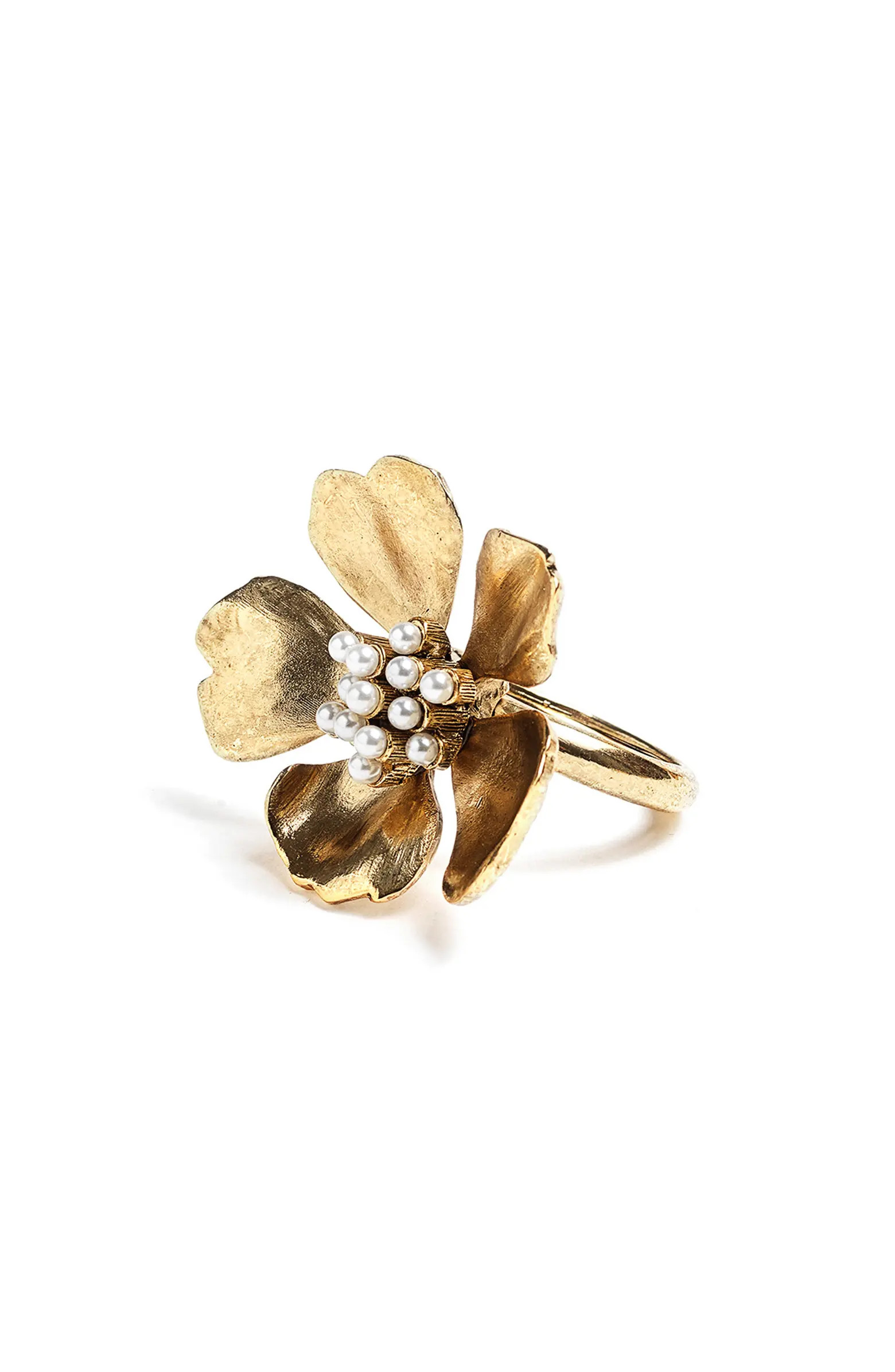 Oscar de la Renta Tropical Flower Ring | Nordstrom | Nordstrom