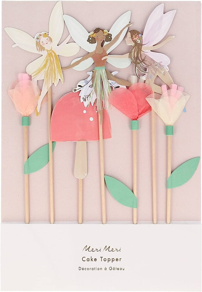 Meri Meri Fairy Cake Toppers (Pack of 7) | Amazon (US)
