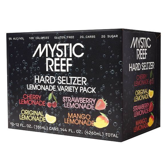 Mystic Reef Hard Seltzer Lemonade Variety Pack - 12pk/12 fl oz Cans | Target