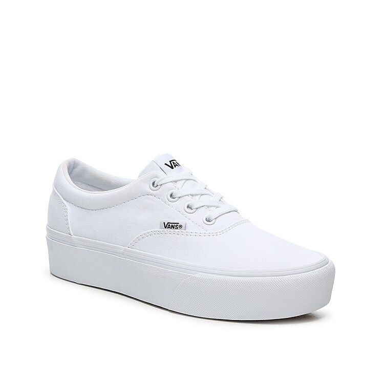 Vans Doheny Platform Sneaker - Women's - White - Size 6 | DSW