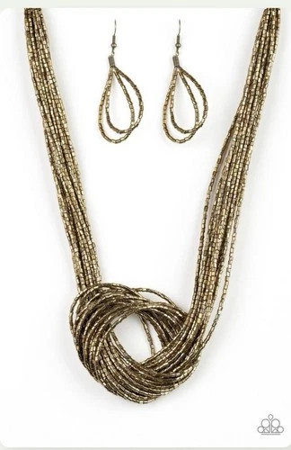 Knotted Knockout Brass Necklace  | eBay | eBay US