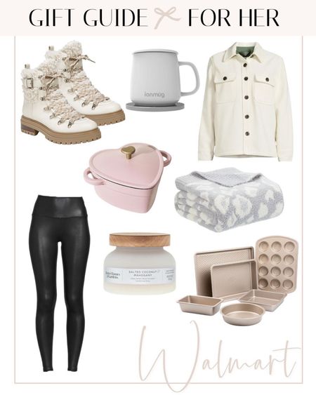 Gift guide items for her. These are the best faux leather leggings from Spanx to give this holiday season! 

#LTKunder100 #LTKHoliday #LTKGiftGuide
