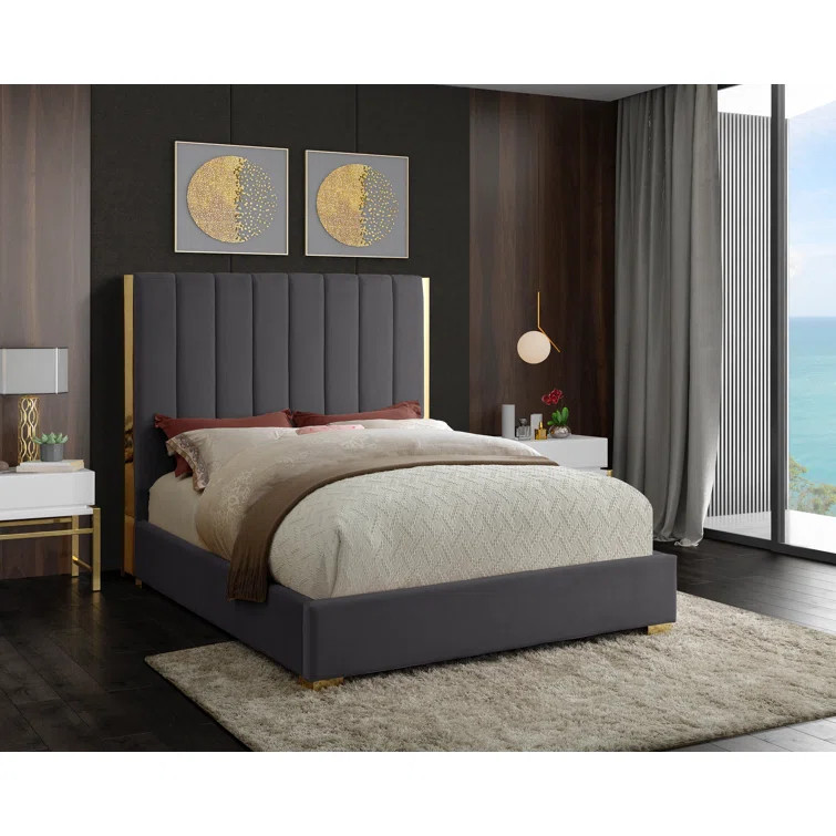 Aeliana Tufted Upholstered Low Profile Platform Bed | Wayfair North America