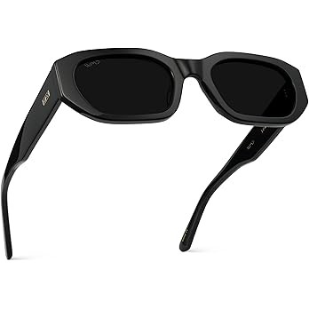 WearMe Pro - Women's Chunky Narrow Rectangular Sunglasses - Polarized, Lightweight Acetate, 100% ... | Amazon (US)