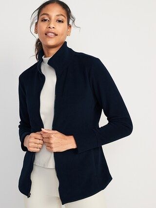 Full-Zip Fleece Jacket for Women | Old Navy (US)