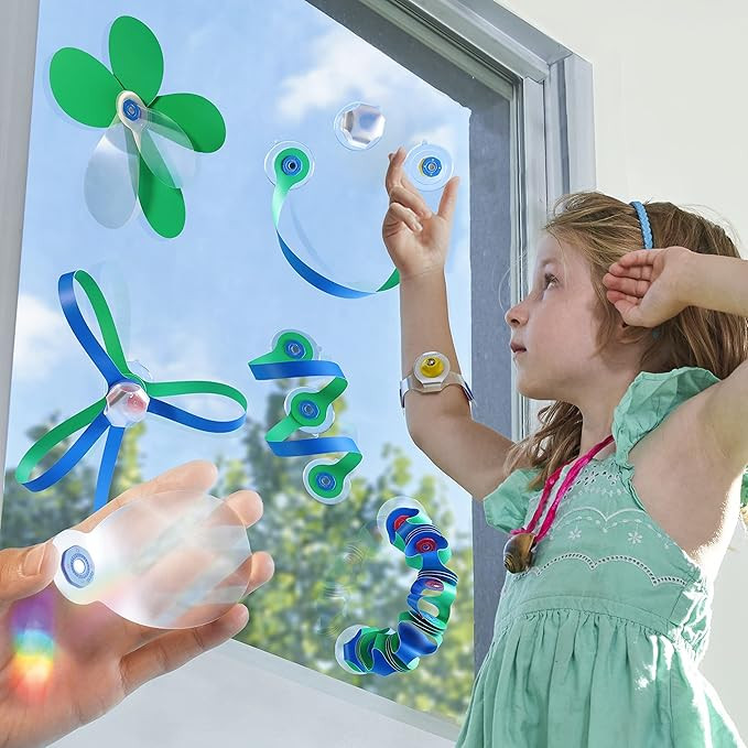 Clixo Grip & Stick Pack - 24 pieces Magnetic Suction Cup Toy with special Holographic Prism Piece... | Amazon (US)