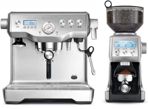 Breville Dynamic Duo Dual Boiler Espresso Machine and Smart Grinder Pro Package, Stainless Steel - BEP920BSS | Amazon (US)