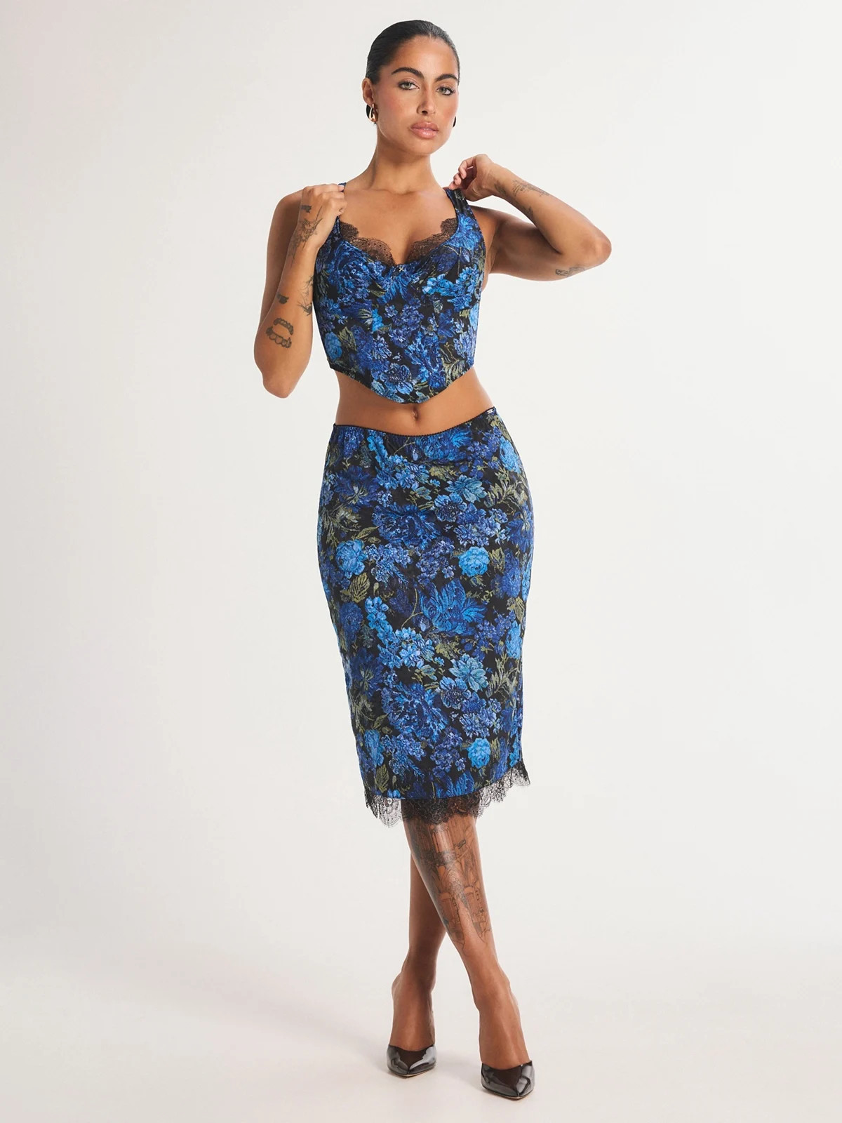 Floral Rush Slip Skirt | Savage x Fenty - North America