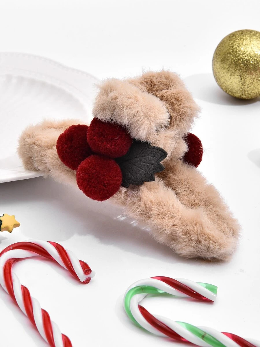 Christmas Berry Decor Fluffy Hair Claw
   
      SKU: sc2210273069154353
          (1 Reviews)  
... | SHEIN