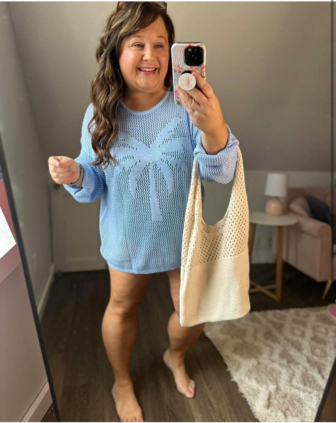 Another day, another swim cover-up. Loving this blue. 

#LTKSwim #LTKmomlife #LTKOver40