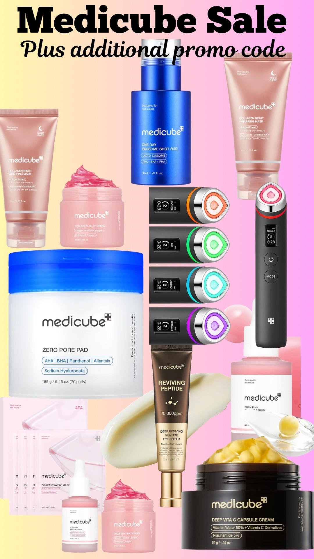 use code “MEDICUBE10” for an additional 10% off!!


#LTKSaleAlert #LTKselfcare #LTKOver40