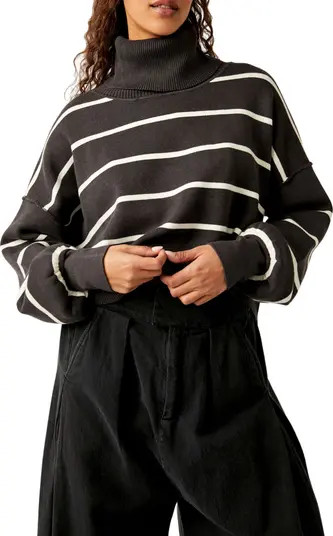 Free People Paulie Stripe Turtleneck Sweater | Nordstrom | Nordstrom