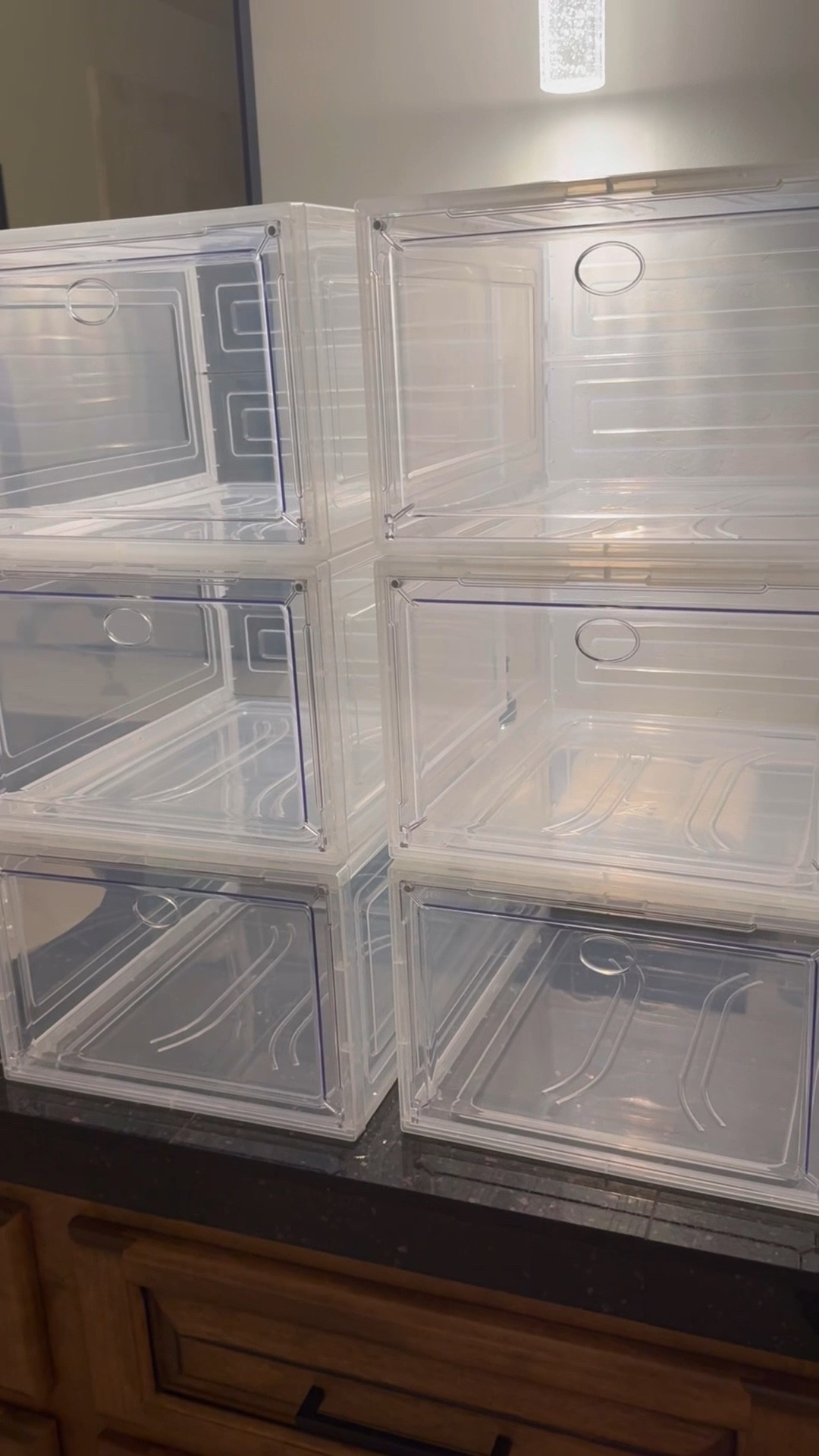 Closet upgrade for less 👏

These XL acrylic shoeboxes (6-pack) are 40% OFF right now — only $35 and I ran to order another set 🤍

✔️ heavy-duty + crystal clear
✔️ stack perfectly & save space
✔️ super easy to assemble
✔️ way better quality than most Amazon options

I use mine for hats + boots, but they’re perfect for sneakers, handbags, or organizing shelves.

If you’ve been wanting that clean, boutique closet look… this is it.

#closetorganization #amazonfinds #ltkhome #organizedhome #closetgoals

#LTKmomlife #LTKSaleAlert #LTKHome