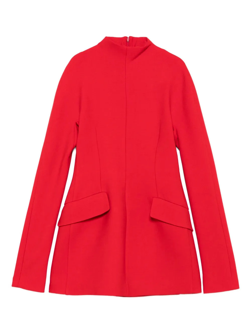 Sportmax Tefrite high-neck dress - Red | Farfetch Global