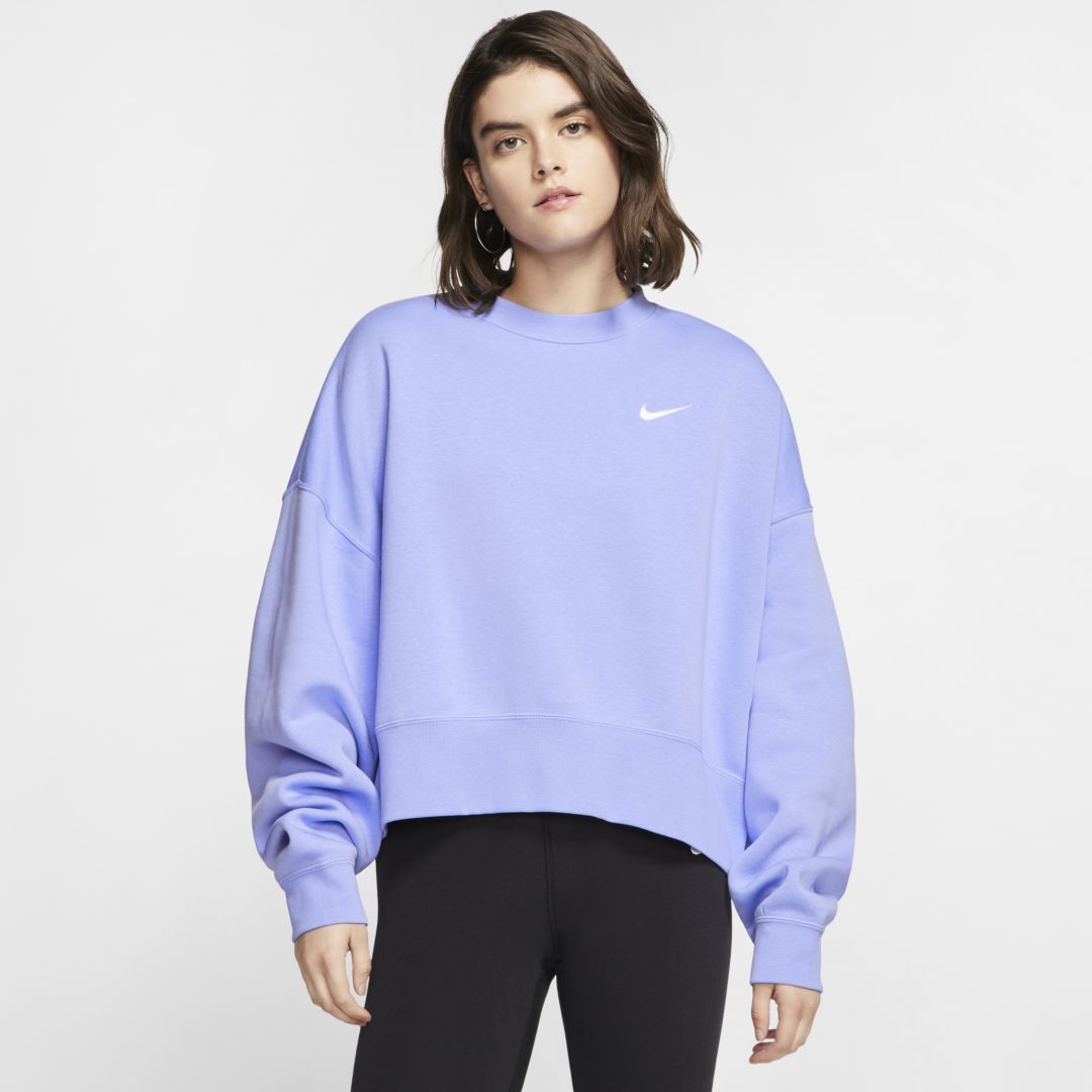 Nike Sportswear Essential Women's Fleece Crew Size 2XL (Purple) CK0168-569 | Nike (US)