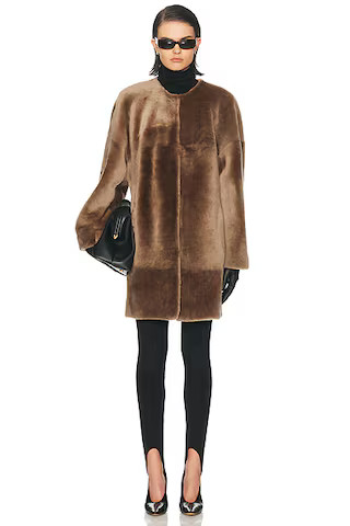 Roisin Shearling Coat | FWRD 