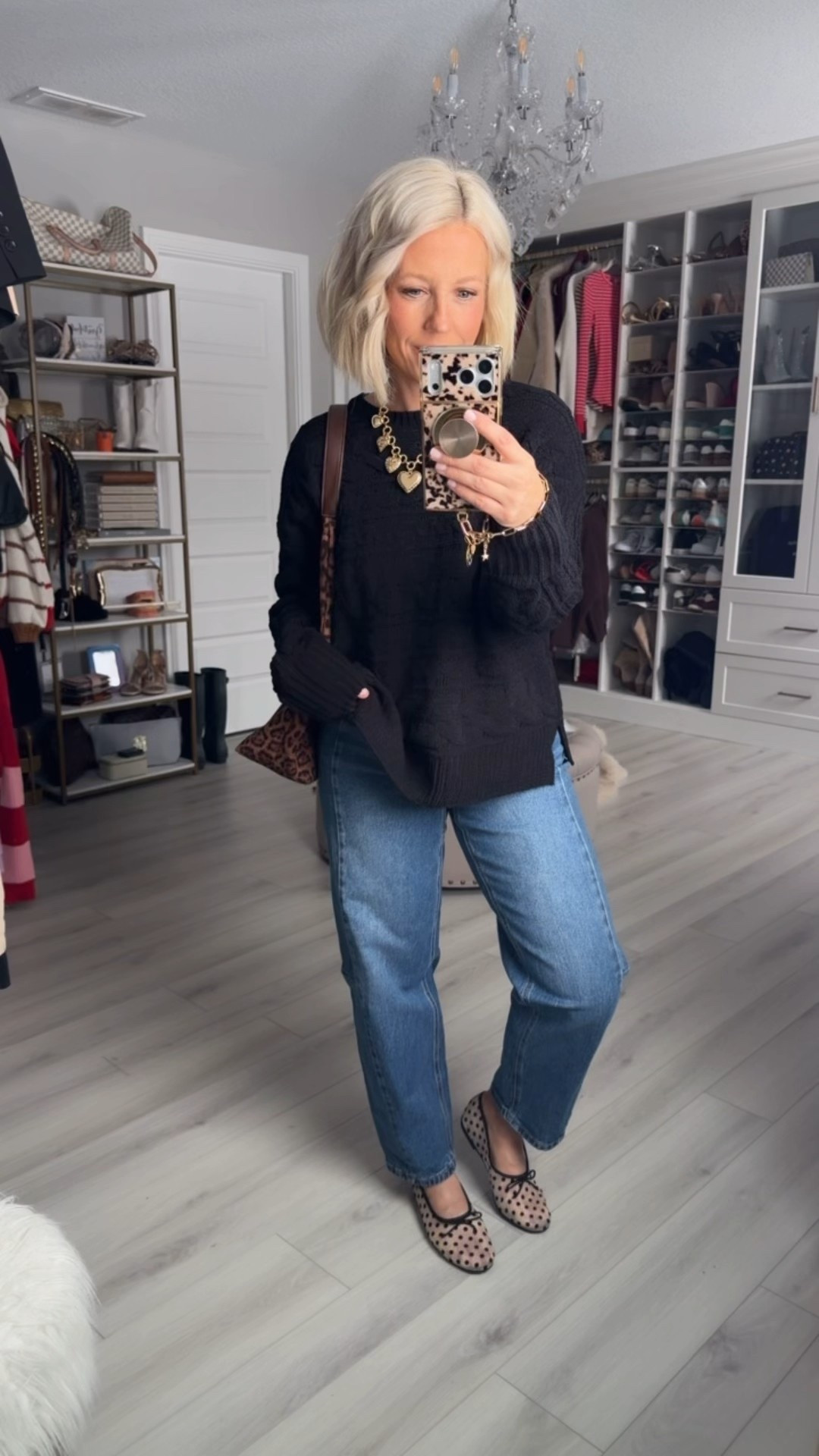 Walmart sweaters on clearance 👀✨ Cozy sweaters, affordable fashion finds, Walmart deals, budget-friendly outfits 
#WalmartFinds #ClearanceDeals #AffordableFashion 
⬇️⬇️⬇️
Sweater sized up 2 sizes to a large 
Jeans sized up to a 6
Shoes TTS



#LTKSaleAlert #LTKOver40 #LTKSeasonal