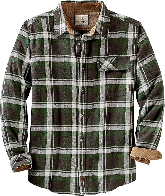 Legendary Whitetails Men's Buck Camp Flannel Shirt | Amazon (US)