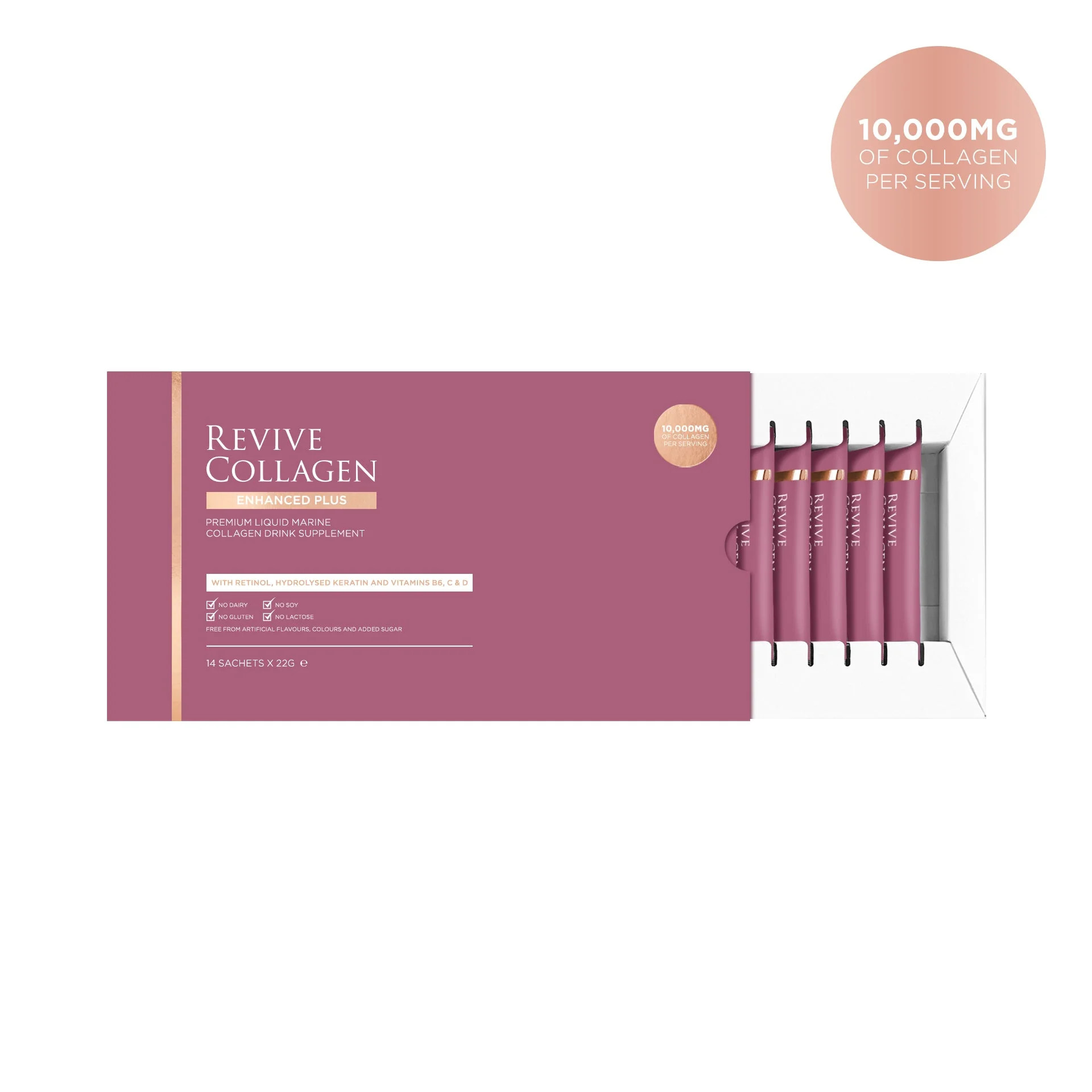 Revive Collagen Enhanced Plus - Hydrolysed Marine Collagen Drink | Revive Collagen (UK)