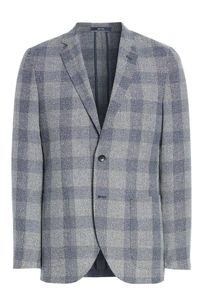 X-Trim Fit Neppy Plaid Sport Coat | Nordstrom