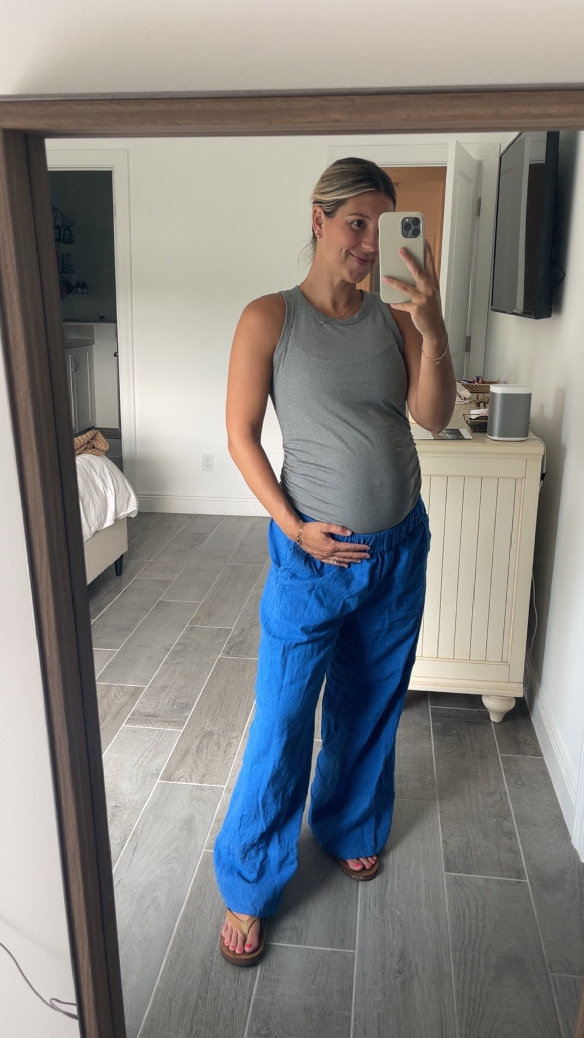 Perfect pregnancy and summer pant from Free People 💙
Top - M
Bottom - S

#LTKBaby #LTKTravel #LTKBump