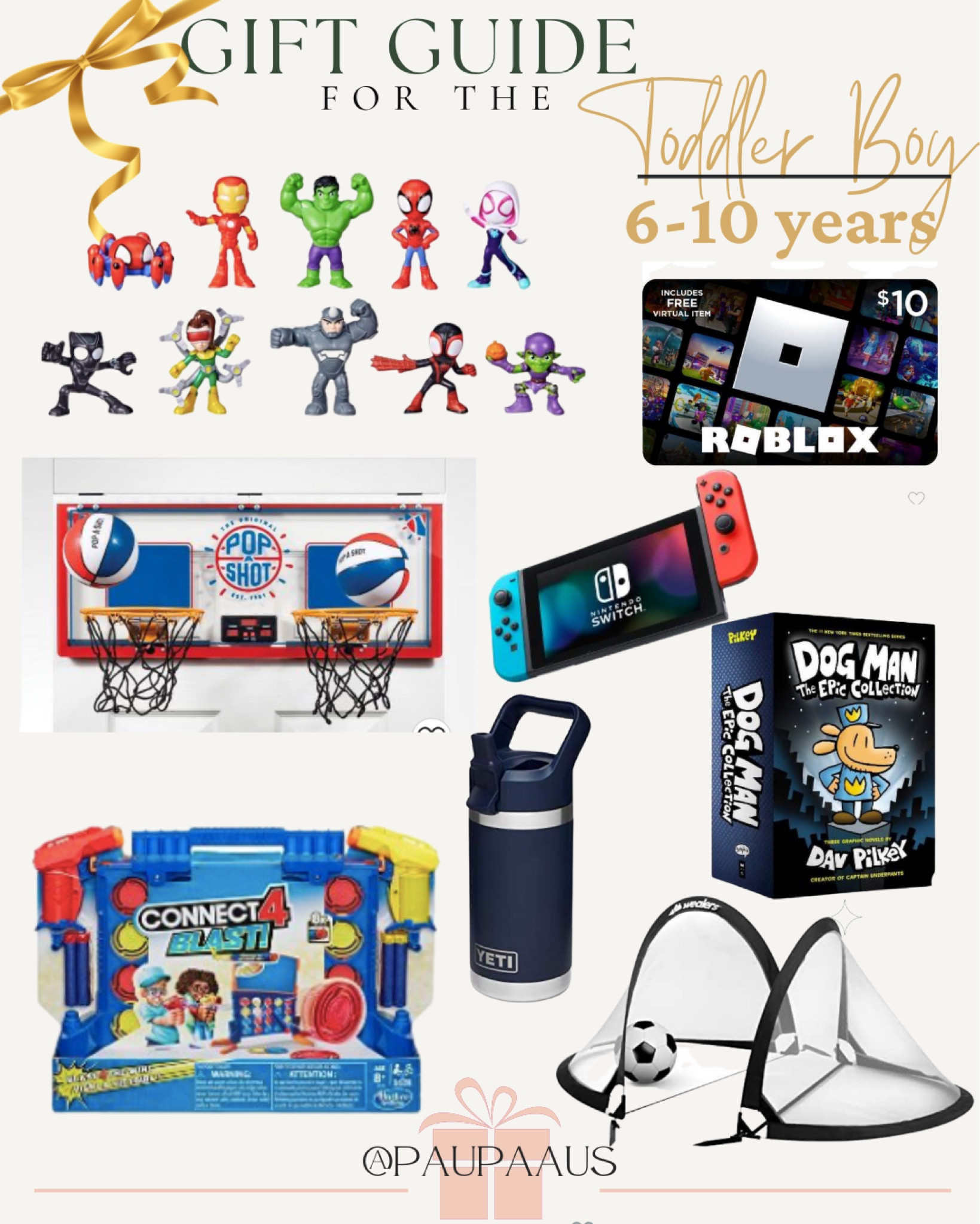 Gift guide for boys from Amazon & Target 
Sale Target toys 

The ultimate 2022 gift guide, gift ideas, Christmas gift, Holiday gift, budget friendly gifts, affordable gift, holiday inspo, stocking stuffer, Christmas list, wishlist, fitness gift guide, Amazon gift guide, target gift guide, gift under 100, beauty lover, athletic, white elephant, for the hostess, for the grown family, for tween, for teens, for kids, for him, for beauty, homebody, for her, traveler, self care, for dogs, coffee lover, for teacher, for toddlers, new mom, splurge, coworker

#LTKHoliday #LTKGiftGuide #LTKkids