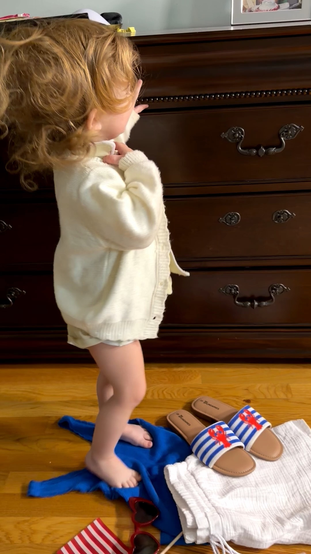 Preppy Patriotic Summer Outfit 🇺🇸 Coastal Grandmillennial Red White & Blue Look

The cutest red, white, and blue summer outfit 🇺🇸✨ This preppy patriotic look features a bright blue ribbed tank, breezy white drawstring shorts, and the sweetest lobster detail slide sandals 🦞 Paired with heart-shaped sunnies ❤️ and fun Americana accessories, this outfit is perfect for Fourth of July, beach days, or casual summer outings ☀️

Everything is lightweight, easy to wear, and gives that effortless coastal grandmillennial vibe with a playful patriotic twist. Such a fun mix of classic + statement pieces you can rewear all season long 🇺🇸💙

patriotic outfit, preppy summer style, red white and blue outfit, fourth of july outfit women, coastal grandmother aesthetic, grandmillennial style, casual summer outfit ideas, beach vacation outfits, affordable summer fashion, walmart fashion finds, amazon summer outfit, Memorial Day outfit, 4th of july outfit, swim coverup shorts, gauzy shorts, white shorts, pull on shorts 

#LTKSwim #LTKOver40 #LTKSeasonal

#LTKstorytime #LTKSwim #LTKmomlife