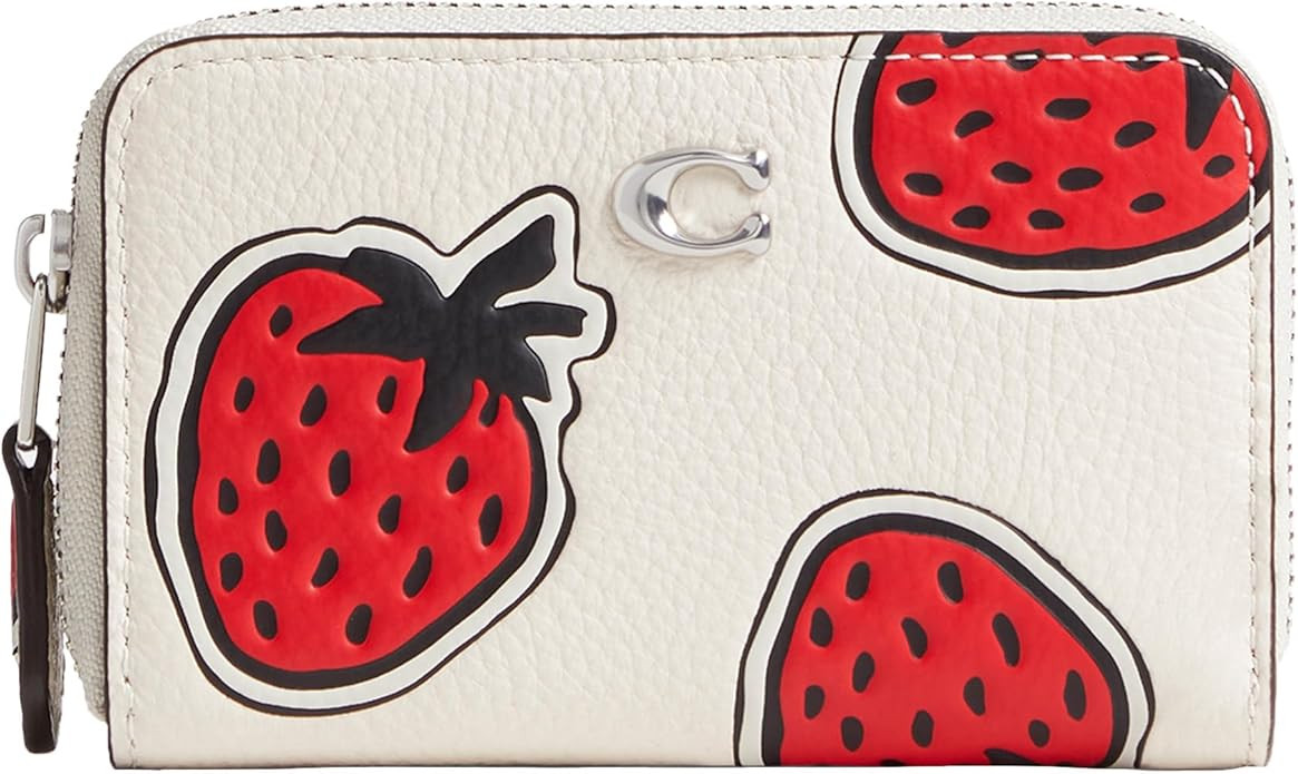 Coach Small Zip Around Card Case, Chalk Multi | Amazon (US)