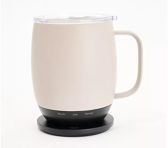 Nextmug Temperature Controlled Self-Heating 14-oz Mug - QVC.com | QVC