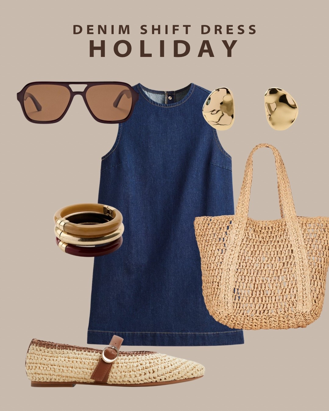 Holiday denim shift dress outfit

#LTKSeasonal #LTKTravel #LTKFindsUnder100