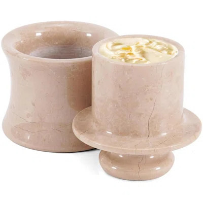Artreestry Marble Butter Keeper with Lid - 4-Inch Verona Marble Butter Dish for Fresh Butter Storage & Airtight Lid for Preserving Butter, Elegant Kit | Wayfair North America