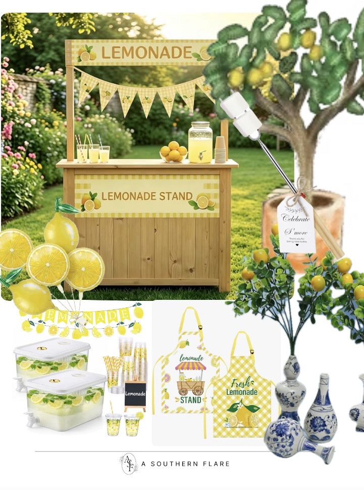 ready for a fun summer party with our complete lemonade stand kit! Perfect for any backyard bash. #SummerFun #LemonadeStand