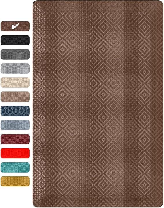 Ophanie Kitchen Mats for Floor, 3/4 inch Thick, 17x24 Anti Fatigue Cushioned Mat, Kitchen Rugs, W... | Amazon (US)