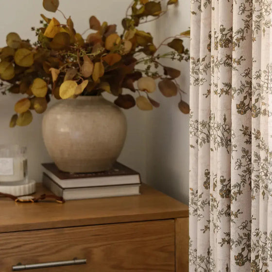 Sara Le Print Linen Drapery Pleated | TWOPAGES