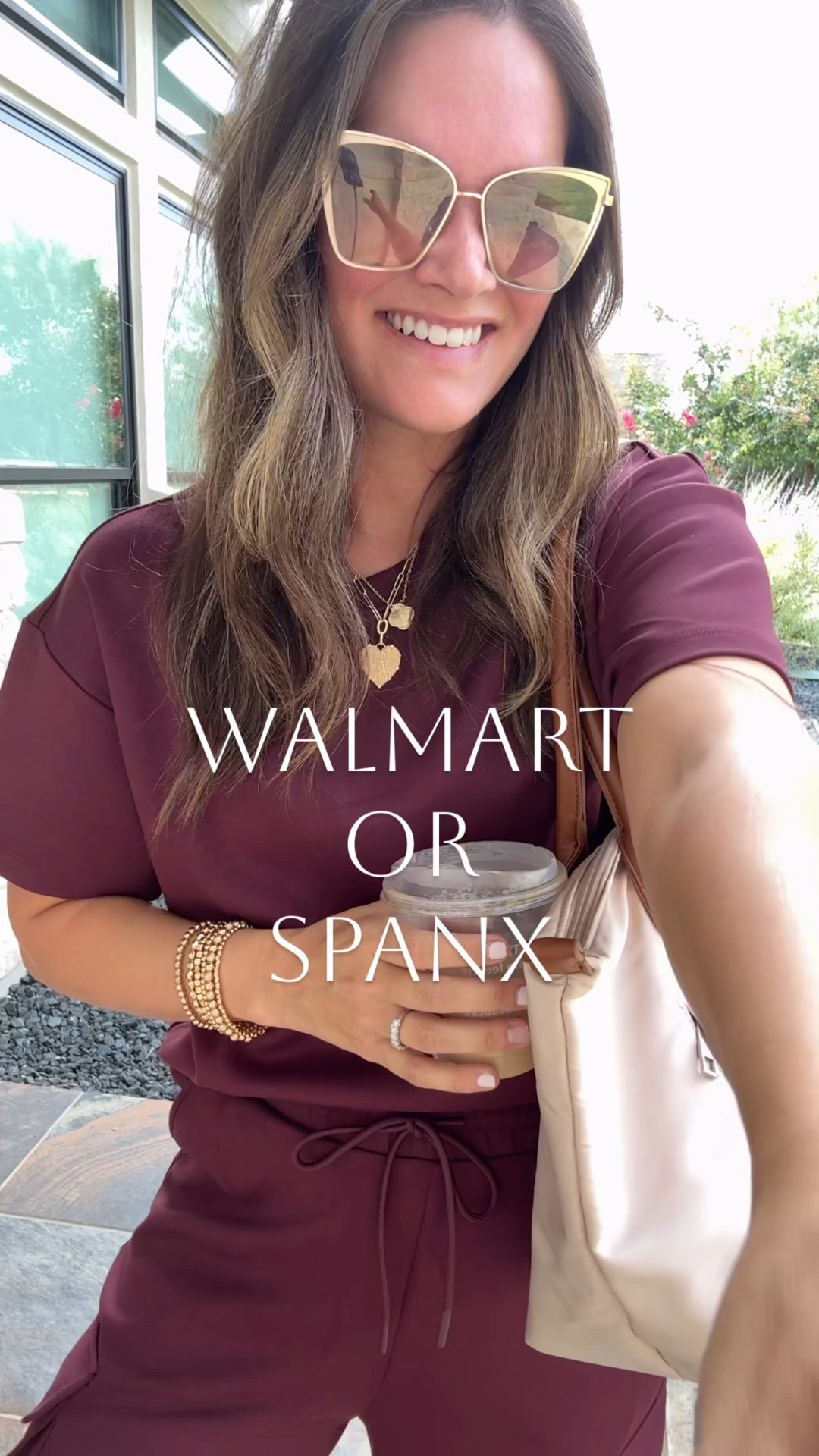 I found the cutest matching set at Walmart! Outfit under $40. Giving Spanx, so versatile easy to dress up or down- running errands to a summer party! Amazing quality and fit- even think you could wear the pants for work and dress
Up with a cute top  ✨ 
.
#walmart #walmartstyle #walmartfinds #matchingset #loungeset #summerstyle #summerfashion #momstyle #summeroutfit #travelstyle #traveloutfit 



#LTKActive #LTKFindsUnder50 #LTKSaleAlert