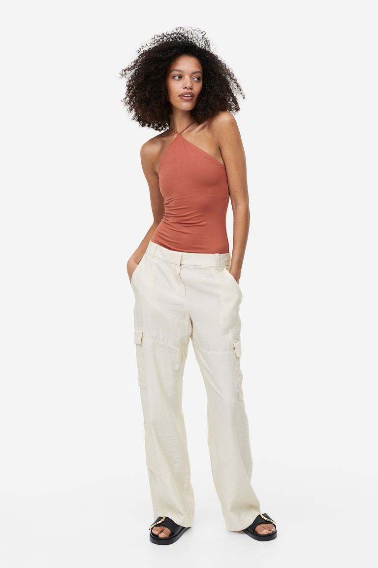 Cargohose aus Satin | H&M (DE, AT, CH, NL, FI)