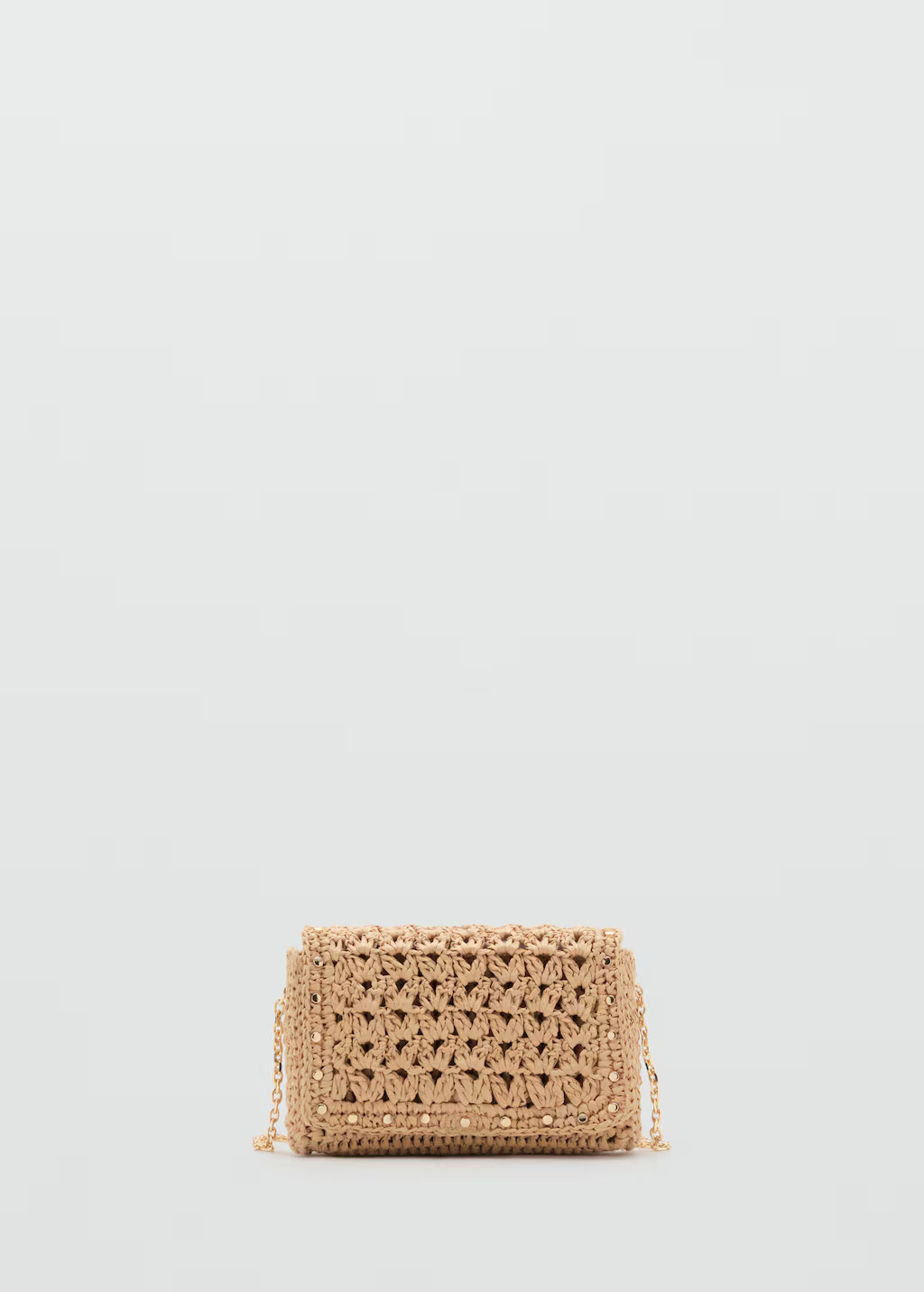 Mini natural fiber crossbody bag - Women | MANGO USA | Mango (US/MX/AU)