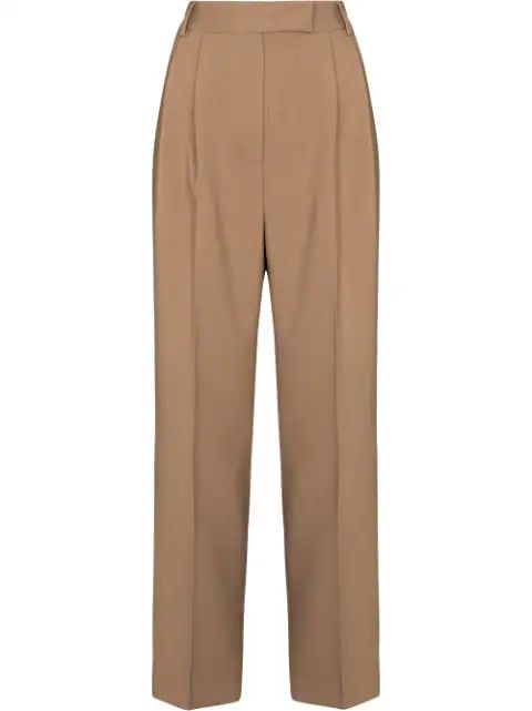 Bea high-waisted tapered trousers | Farfetch (UK)