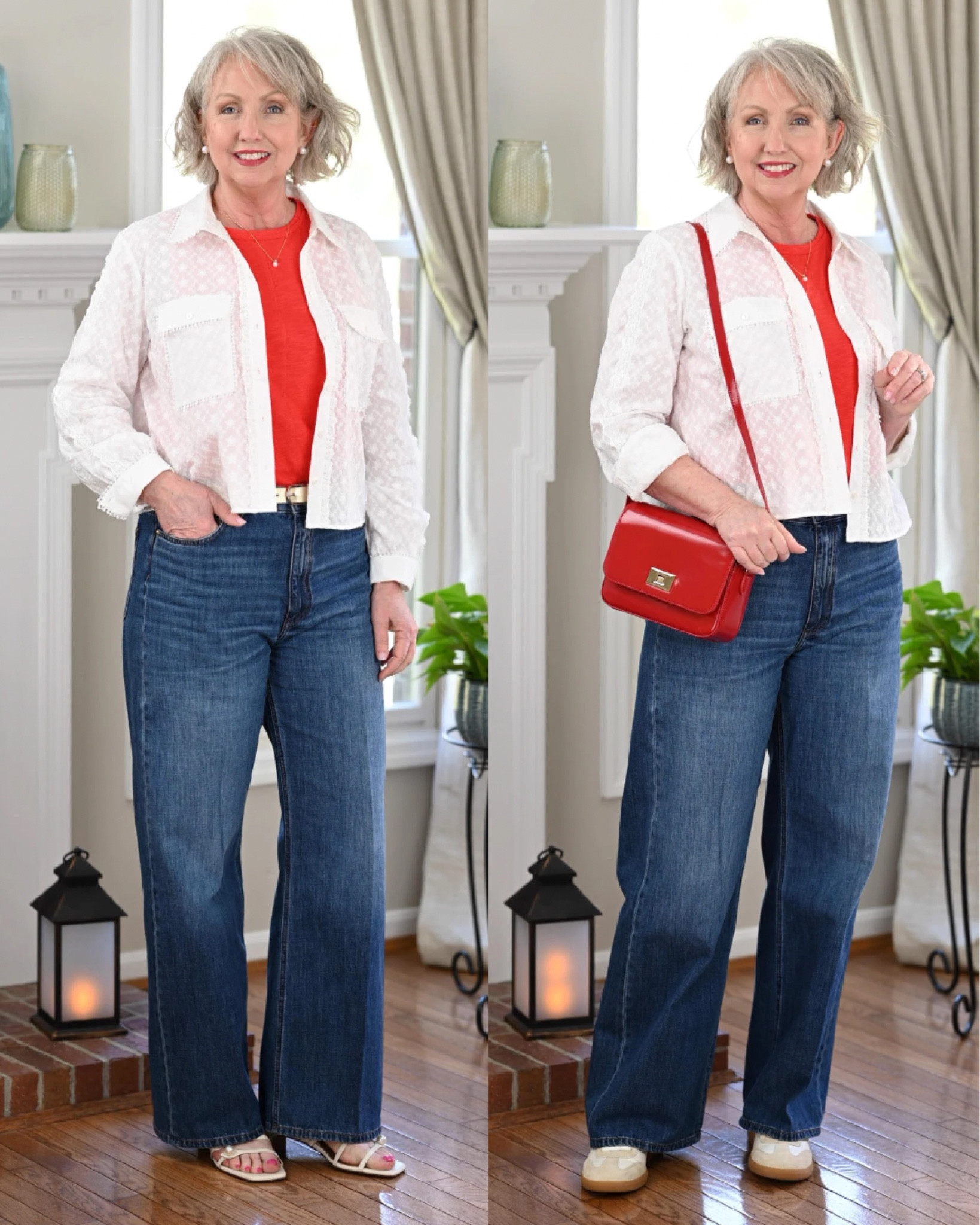 In my recent YouTube video I shared the choices we need to make in order to be stylish women. I also shared these beautiful new styles from ME+EM. @meandem #sponsored 

#LTKstyletip #LTKover40 #LTKmidsize