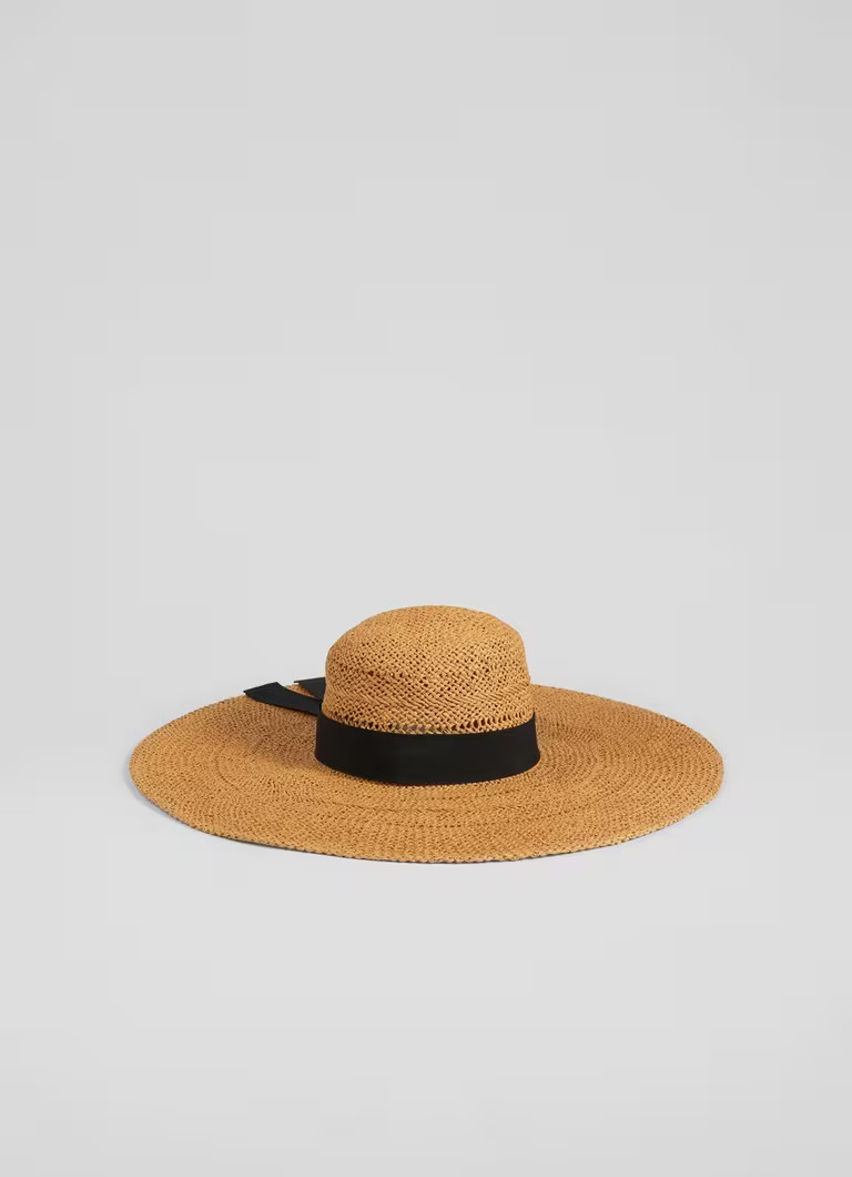 Saffron Straw Floppy Sun Hat | L.K. Bennett (UK)