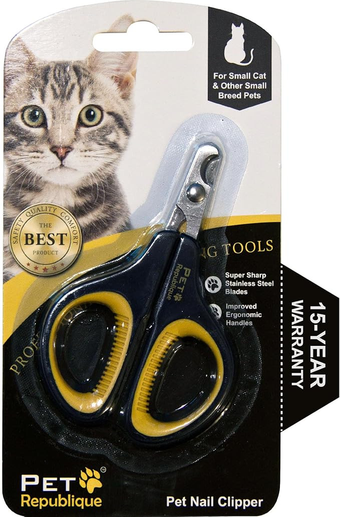 Cat Nail Clippers by Pet Republique – Professional Stainless-Steel Nail Clipper for Cats, Kitte... | Amazon (US)