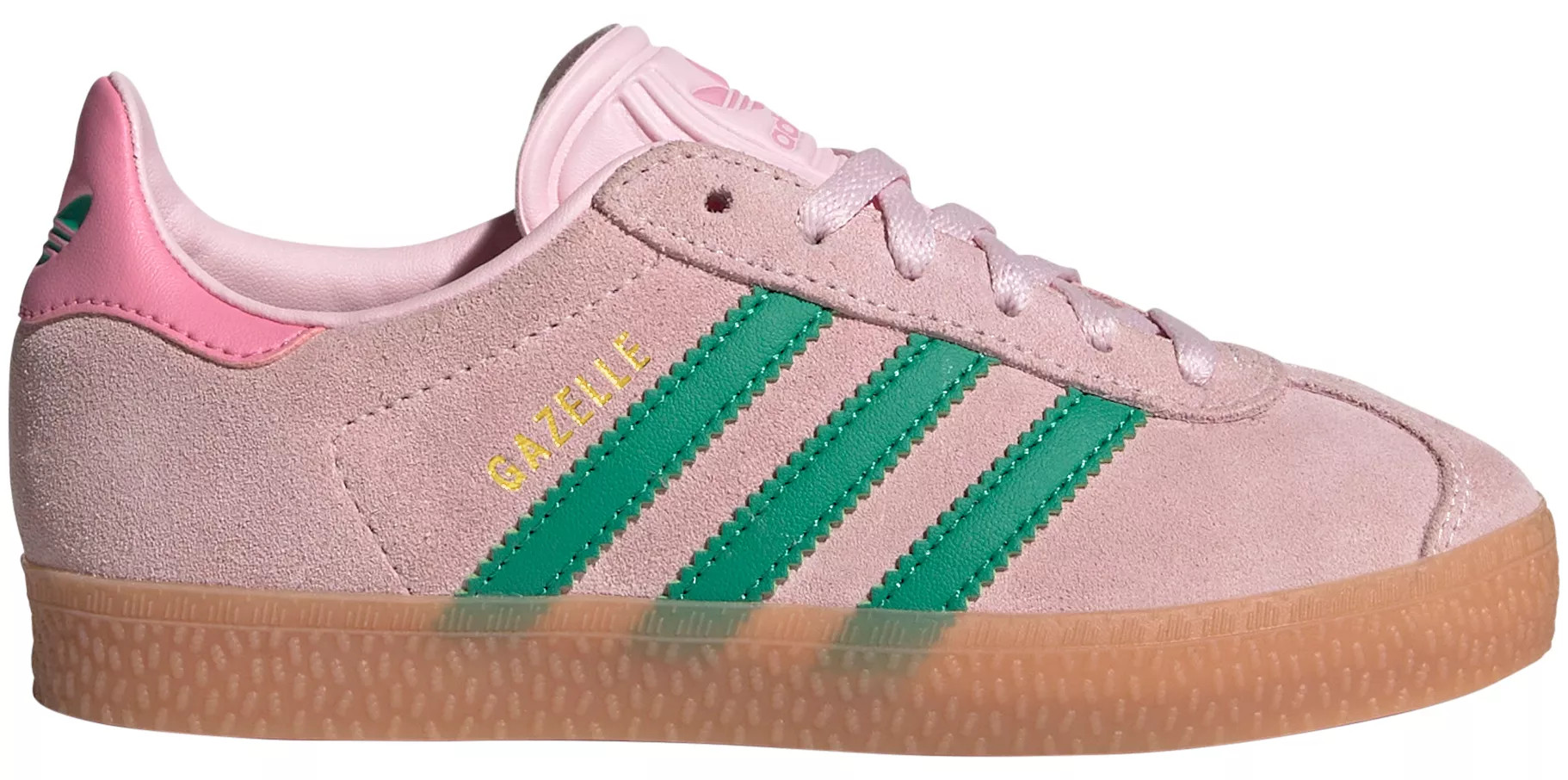 adidas Kids' Preschool Gazelle Shoes, Size 3, Pink/Green | DICK'S Sporting Goods