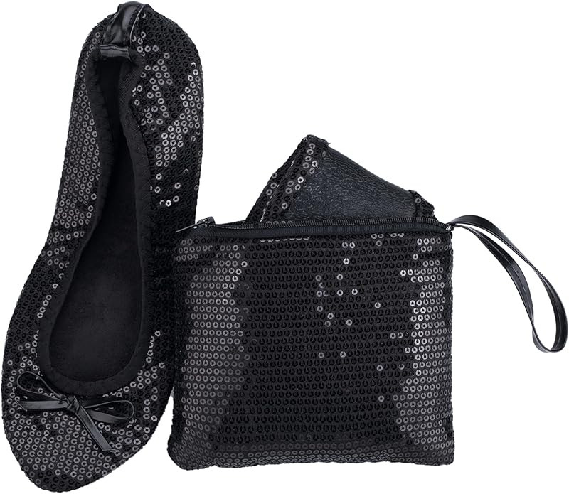 Women's Foldable Ballet Flats – Portable Flat Shoes for Travel and Wedding that Fit in Your Pur... | Amazon (US)