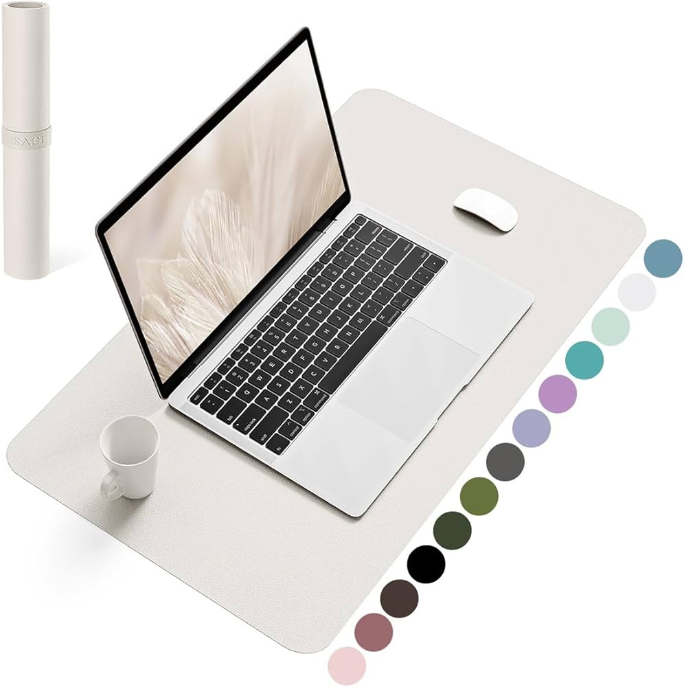 Non-Slip Desk Pad,Mouse Pad,Waterproof PVC Leather Desk Table Protector,Ultra Thin Large Desk Blo... | Amazon (US)