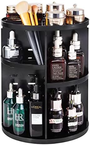 seinlife 360 Rotating Makeup Organizer,DIY Adjustable Spinning Holder,Foldable Cosmetic Storage D... | Amazon (US)