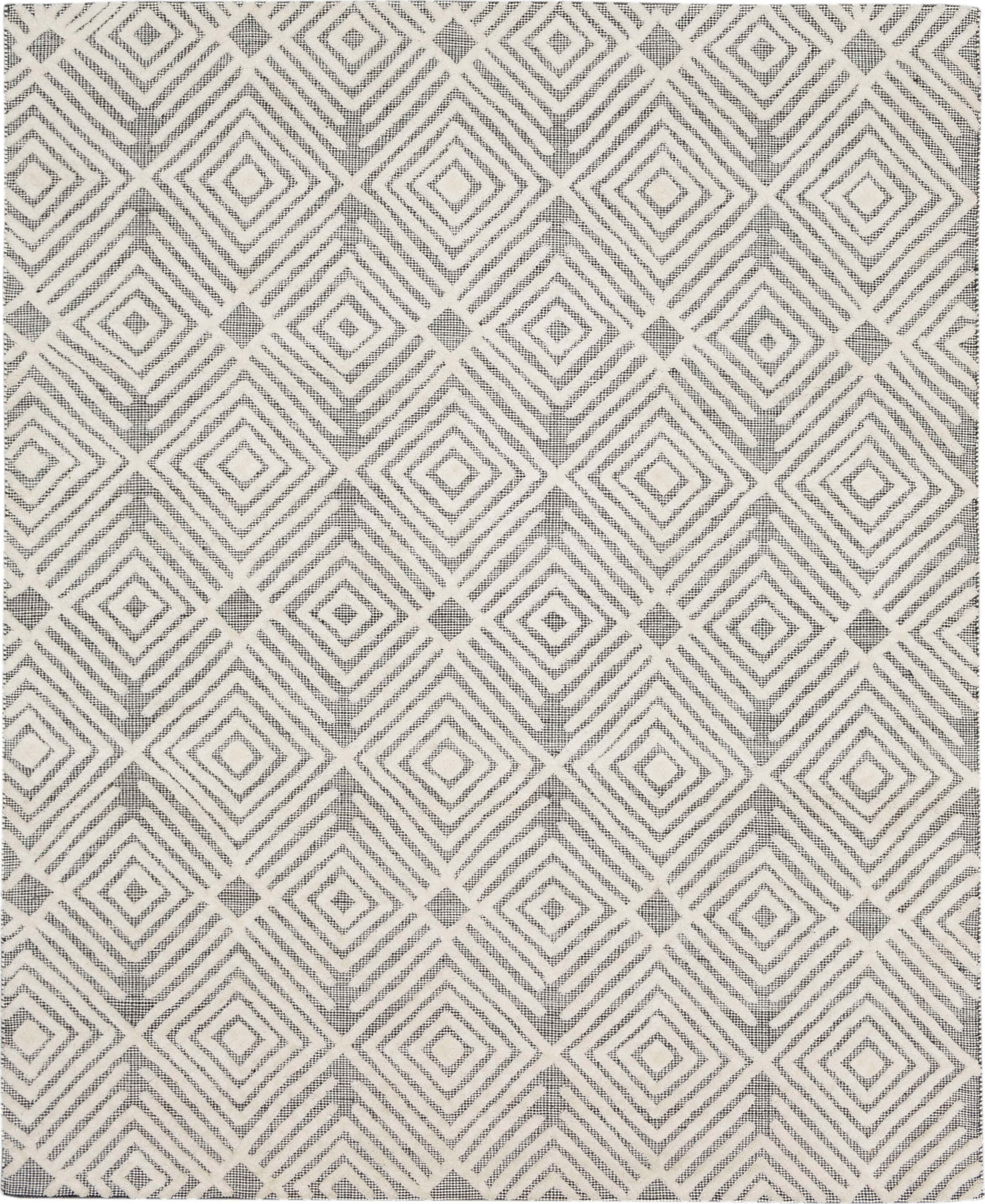 Karastan Sirocco By Drew & Jonathan Home Tipaza Black/White Area Rug | Covered By Rugs