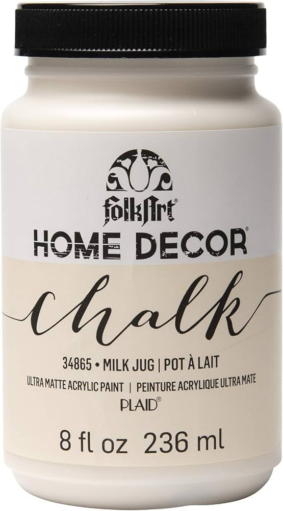 FolkArt Home D\u00e9cor Chalk Finish Acrylic Paint, 8oz, 8 ounce, Milk Jug | Amazon (US)